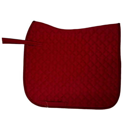 Ritzy EQ Ruby Red Dressage Saddle Pad 10 Ritzy EQ Ruby Red Dressage Saddle Pad 4
