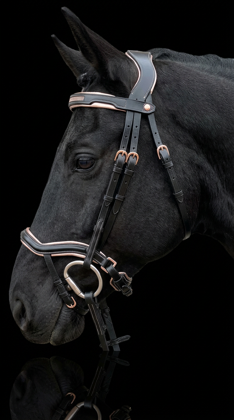 Ritzy Saint Forgives Bridle-Rose Gold 6 Ritzy Saint Forgives Bridle-Rose Gold - Image 4