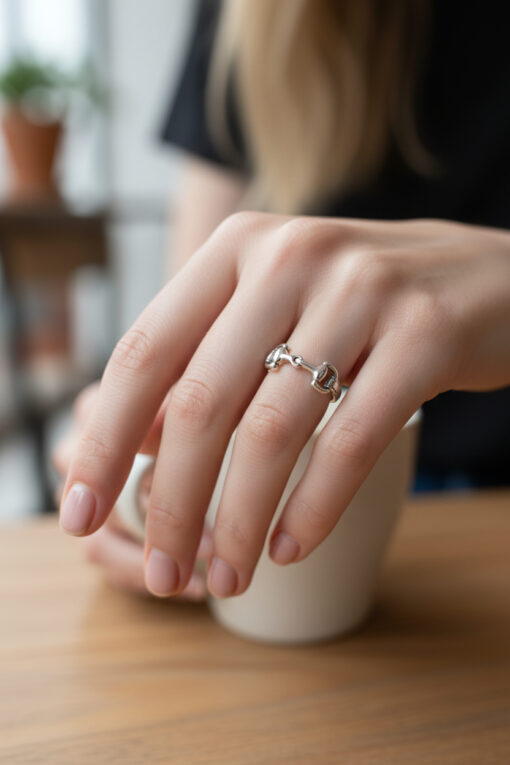 Ritzy EQ Snaffle Bit Ring