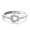 Ritzy EQ lucky Horseshoe Ring 2
