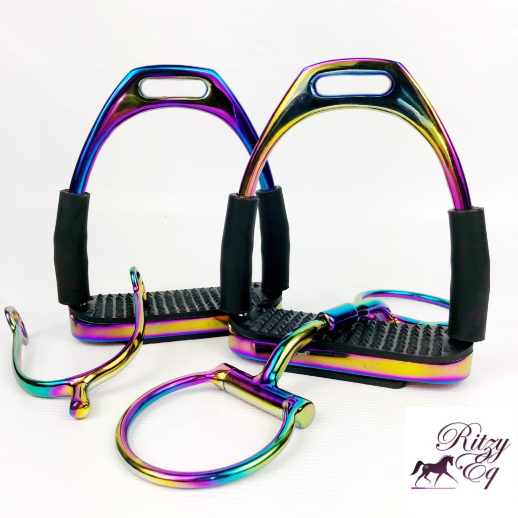 Ritzy EQ Rainbow Stirrup Irons The Connected Rider San Antonio