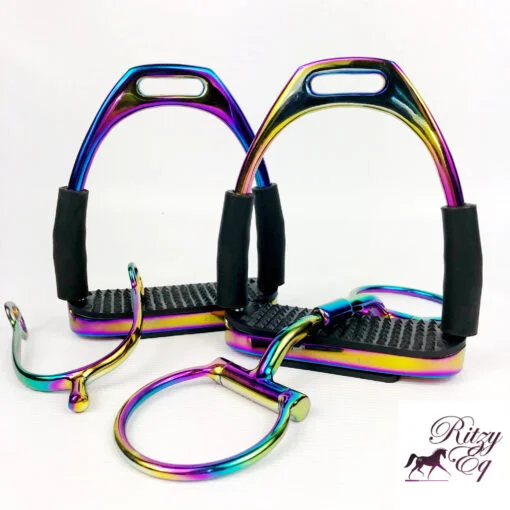 Ritzy EQ Rainbow Stirrup Irons