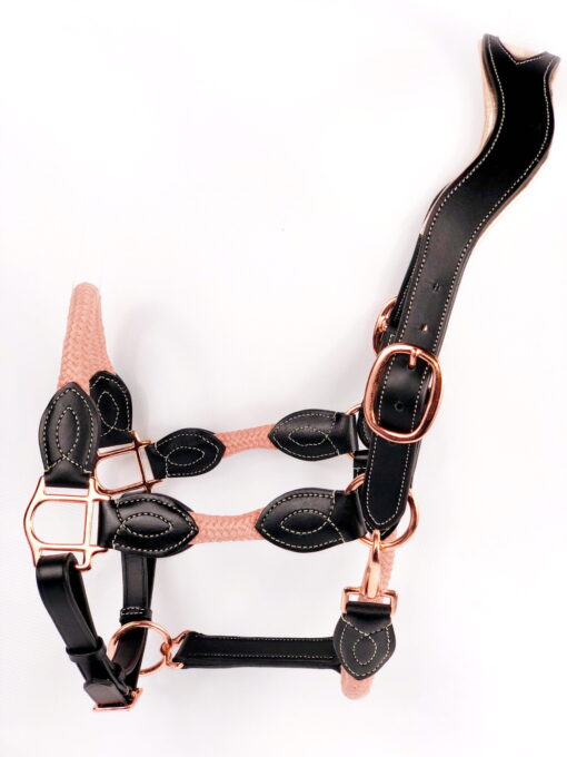 Ritzy EQ Warrior Halter 32 Ritzy Eq Warrior Bridle Rose Gold 1 scaled