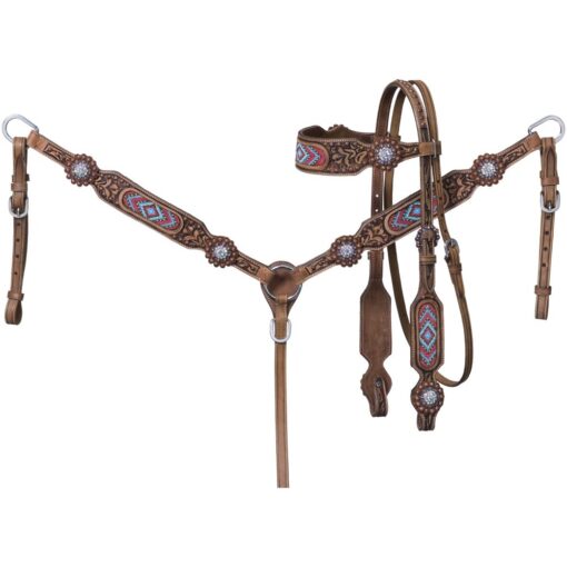 Royal King Abigail Headstall & Breastcollar Set