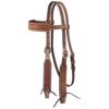 Royal King Barbed Wire Tooled Wide Browband Headstall 2 Royal King Barbed Wire Tooled Wide Browband Headstall