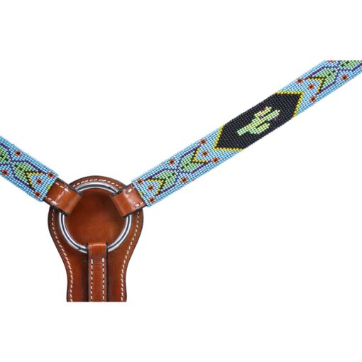 Royal King Beaded Cactus Headstall Breastcollar Set 1