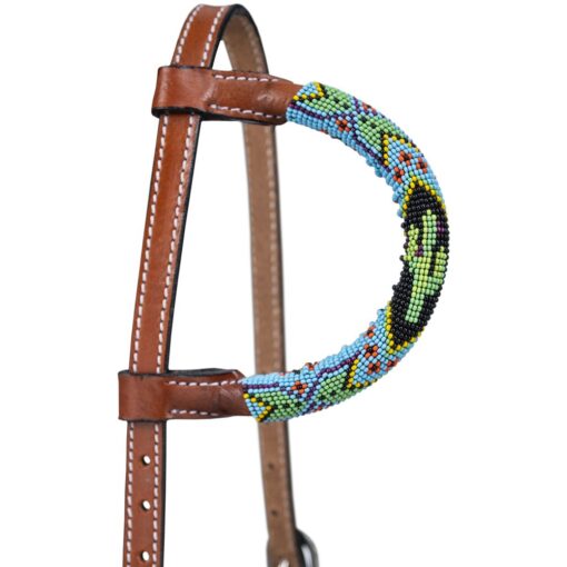 Royal King Beaded Cactus Headstall Breastcollar Set 2