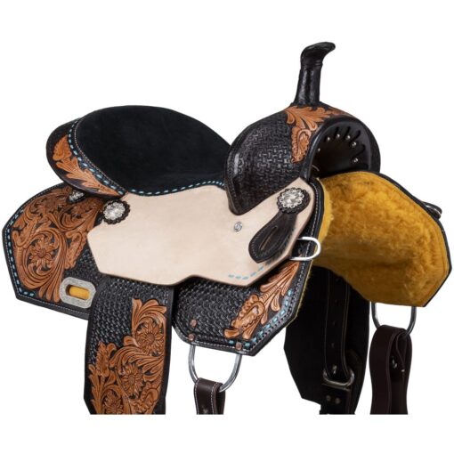 Royal King Benton Barrel Saddle 8 Royal King Benton Barrel Saddle 2