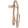 Royal King Browband Headstall with Spotted Hair Overlay 1 Royal King Browband Headstall with Spotted Hair Overlay