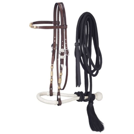 Royal King Browband Headstall/Bosal/Mecate Set with Rawhide