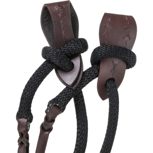 Royal King Cord Roping Reins with Slobber Straps 1