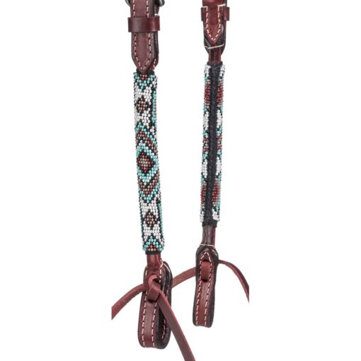 Royal King Dakota Beaded Single Ear Headstall 6 Royal King Dakota Beaded Single Ear Headstall 1
