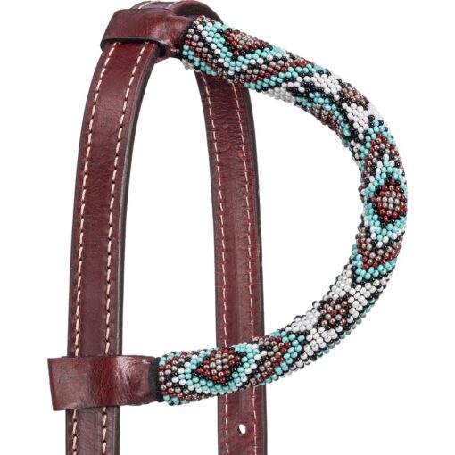 Royal King Dakota Beaded Single Ear Headstall 7 Royal King Dakota Beaded Single Ear Headstall 2