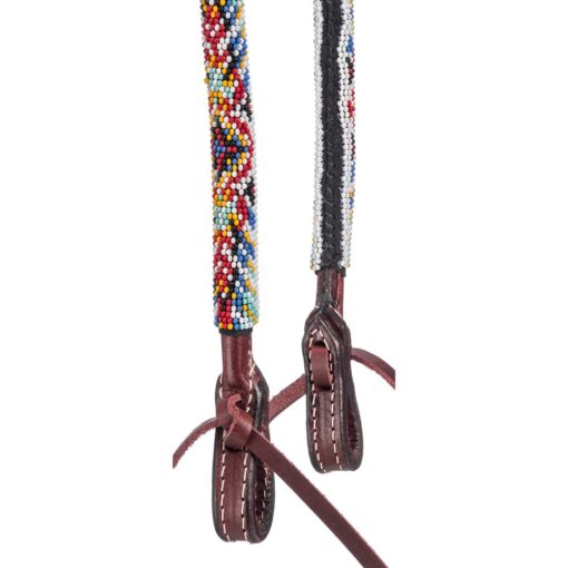 Royal King Dallas Beaded Single Ear Headstall 6 Royal King Dallas Beaded Single Ear Headstall 1
