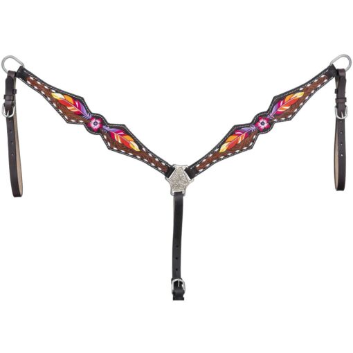 Royal King Feather & Flower Breastcollar