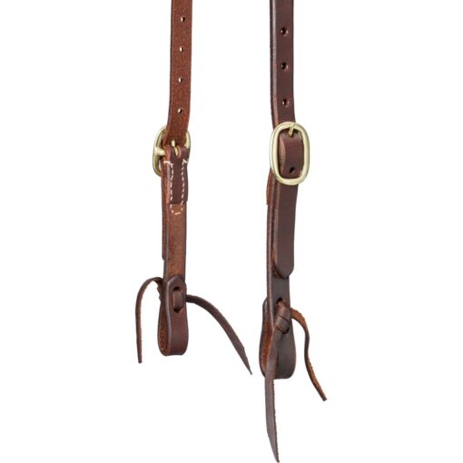 Royal King Harness Leather Gag Headstall with Tie Ends 6 Royal King Harness Leather Gag Headstall with Tie Ends - Image 2