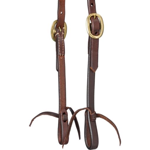 Royal King Harness Leather Mini Browband Headstall with Tie Ends 6 Royal King Harness Leather Mini Browband Headstall with Tie Ends 1