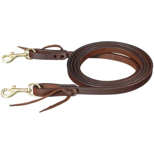 Royal King Harness Leather Roping Reins with Snap Ends