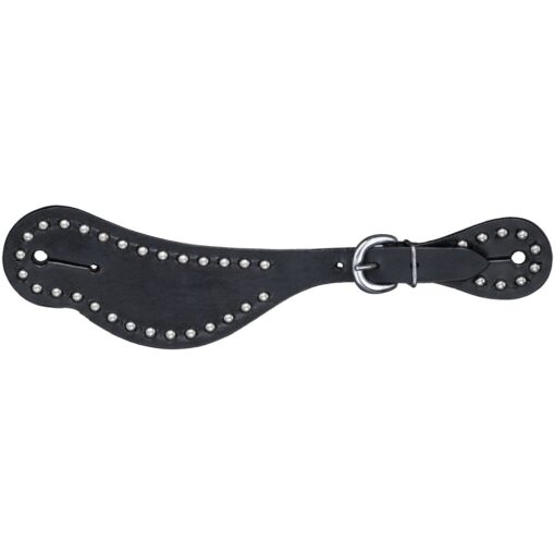 Royal King Leather Spur Straps with Silver Dots