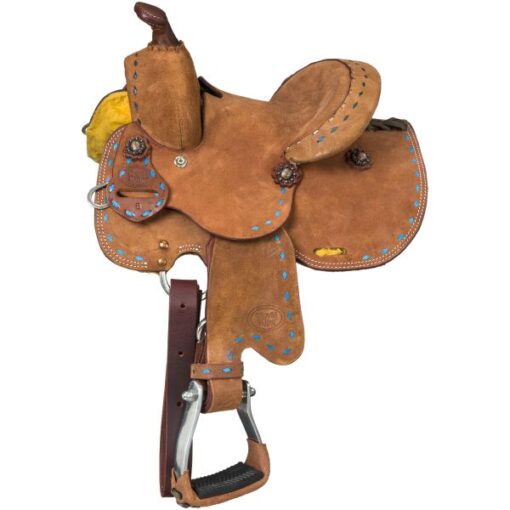 Royal King Mini Medina Roughout Barrel Saddle 1