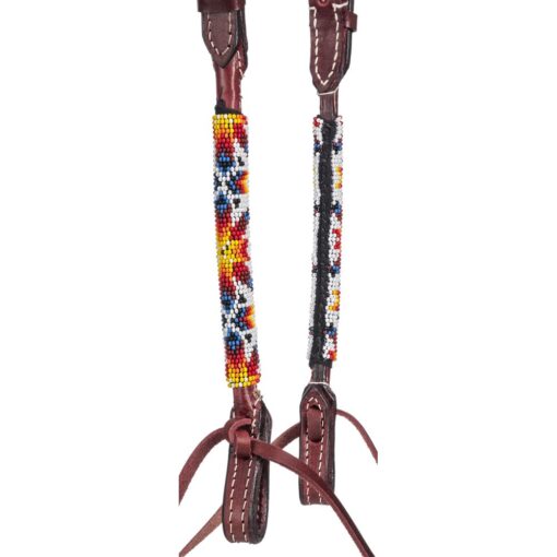 Royal King Nevada Beaded Single Ear Headstall 6 Royal King Nevada Beaded Single Ear Headstall 1