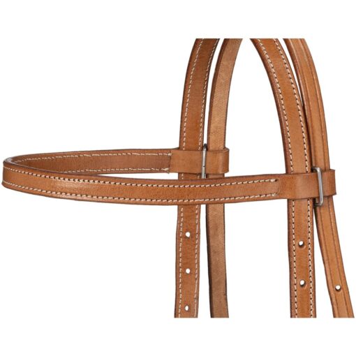 Royal King Plain Leather Browband Headstall 2