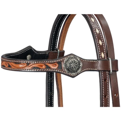 Royal King Pony Pecos Browband Headstall 2 1