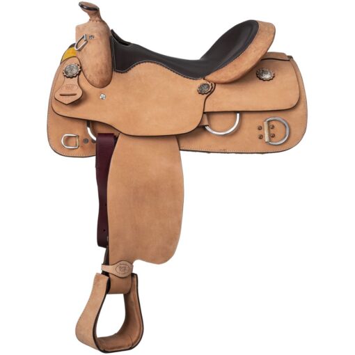 Royal King Roughout Training Saddle with Smooth Seat