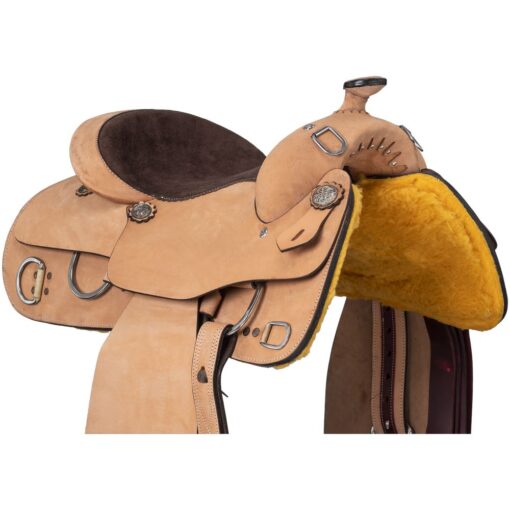 Royal King Roughout Training Saddle Package with Suede Seat 2