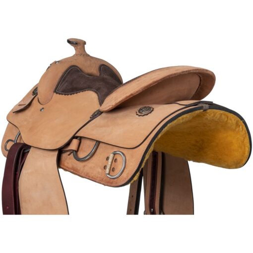 Royal King Roughout Training Saddle Package with Suede Seat 3
