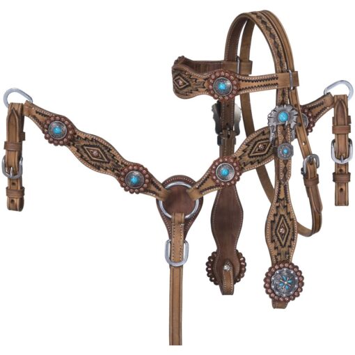 Royal King Serenity Mini Headstall & Breastcollar Set