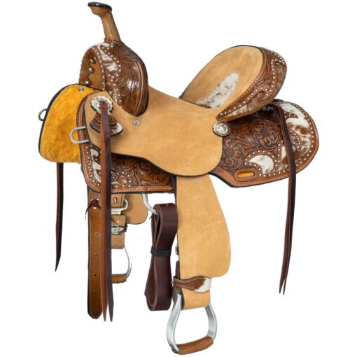 Royal King Stockyard Barrel Saddle 1
