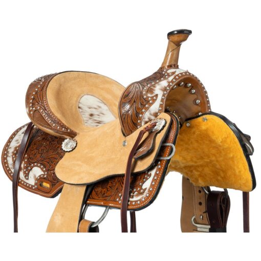 Royal King Stockyard Barrel Saddle 2 1