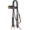 Royal King Sunflower & Buckstitch Browband Headstall