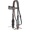 Royal King Vintage Floral Browband Headstall