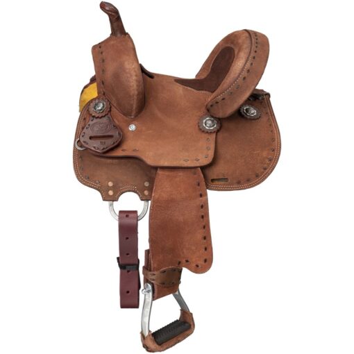 Royal King Youth Branson Roughout Barrel Saddle 1