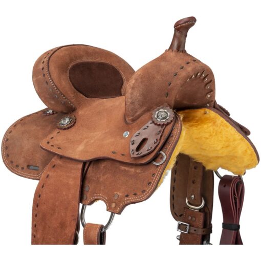 Royal King Youth Branson Roughout Barrel Saddle 5