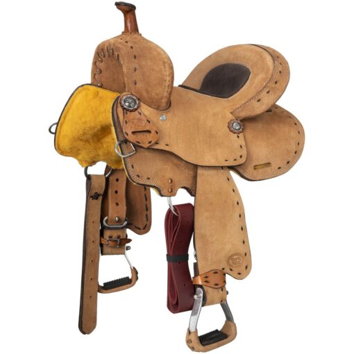 Royal King Youth Branson Roughout Barrel Saddle Package 1