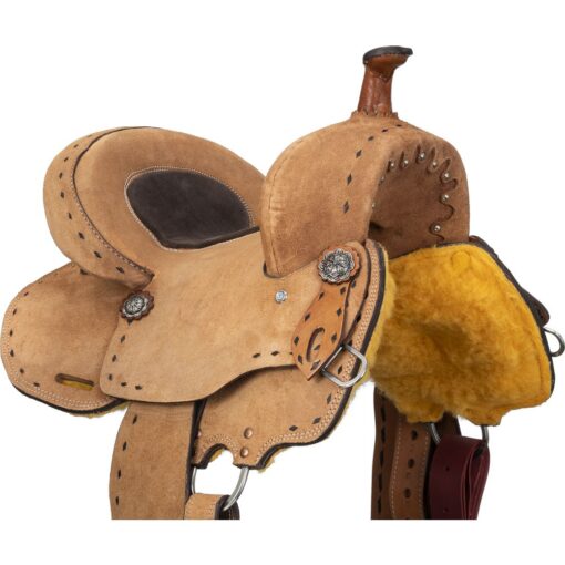 Royal King Youth Branson Roughout Barrel Saddle Package 2