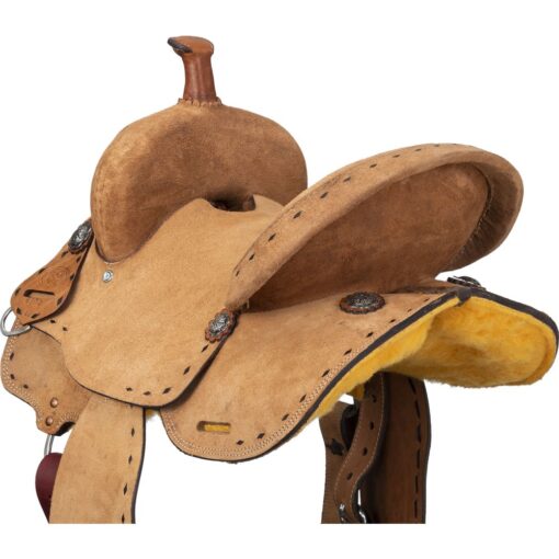 Royal King Youth Branson Roughout Barrel Saddle Package 3