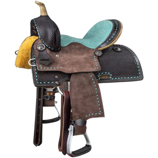 Royal King Youth Bryson Barrel Saddle 1