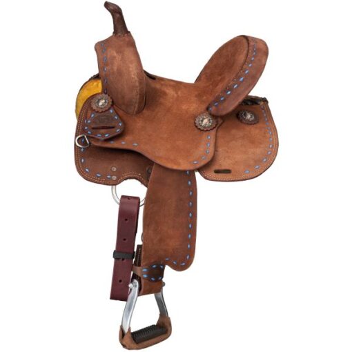 Royal King Youth Medina Roughout Barrel Saddle 2