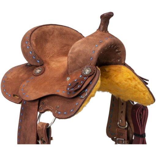 Royal King Youth Medina Roughout Barrel Saddle 5