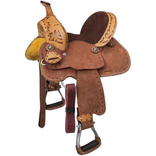 Royal King Youth Reno Roughout Barrel Saddle 4