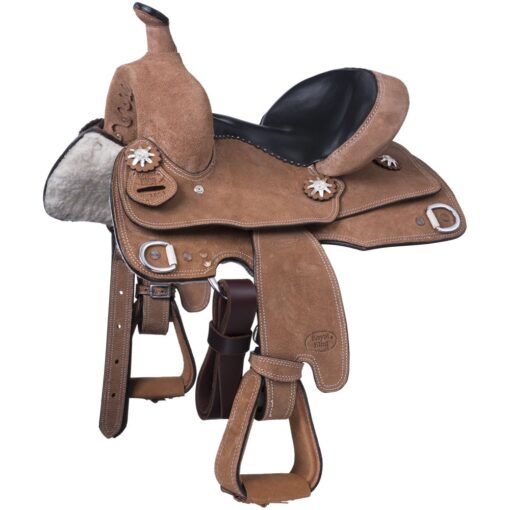 Royal King Youth Roughout Training Saddle 1