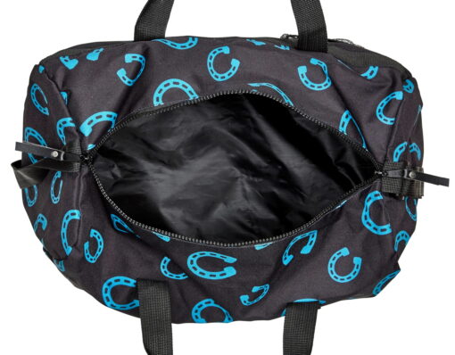 Running Horses Duffle Bag Horseshoes Turquoise 6 Running Horses Duffle Bag Horseshoes Turquoise
