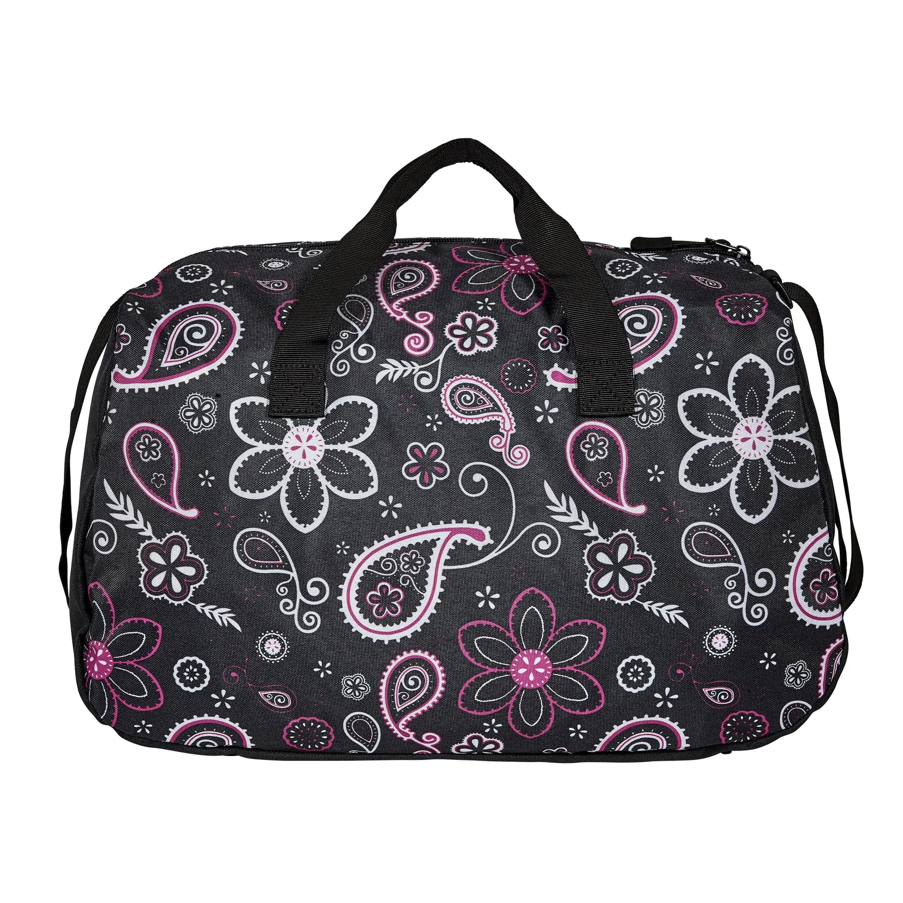 Running Horses Duffle Bag Paisley Pony White 4 Running Horses Duffle Bag Paisley Pony White