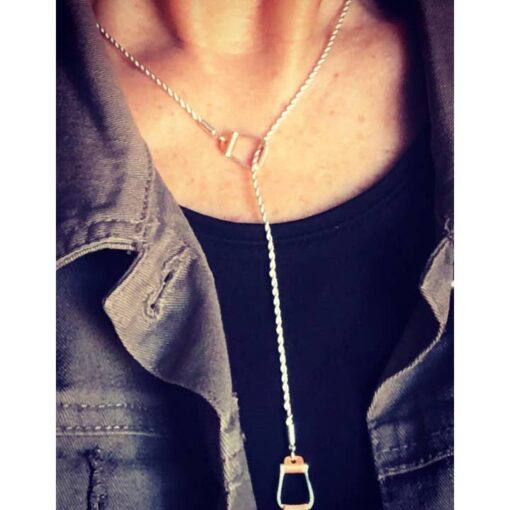 Saddle Stirrup Y Necklace Jewelry5