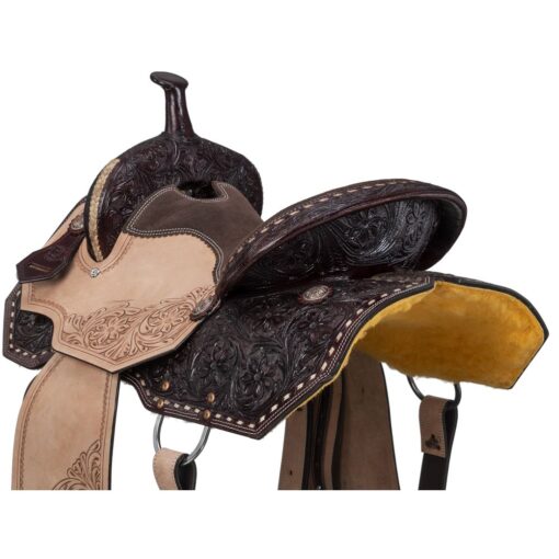 Silver Royal Bisbee Barrel Saddle 3