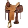 Silver Royal Bodie Hard Seat Ranch Saddle